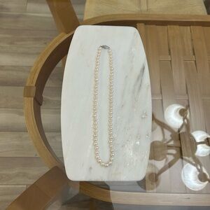 925 Sterling Silver Classic Cultured Pearl Necklace